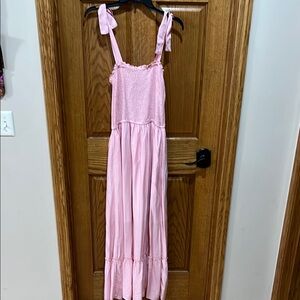 Zesica Pink Sleeveless Maxi Dress